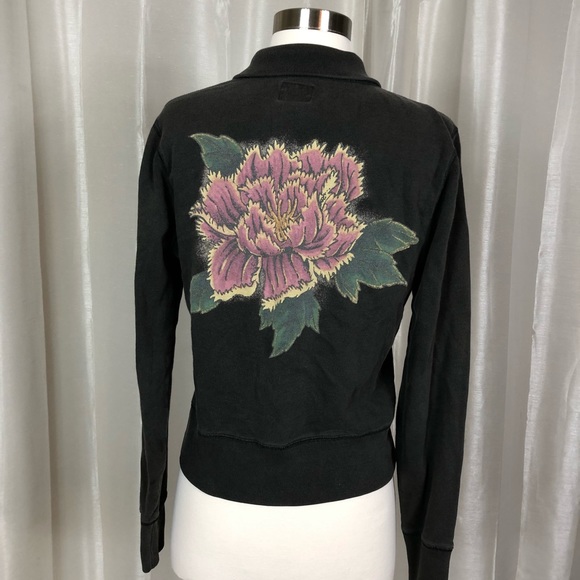 Lucky Brand Sweaters - Lucky brand floral zip up sweatshirt